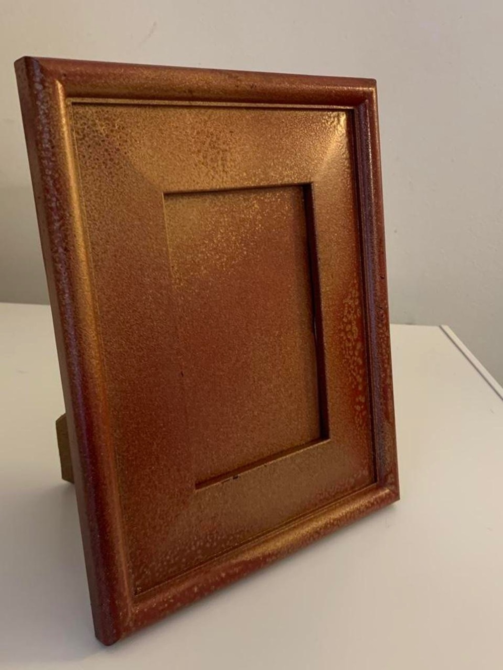 Rust-Textured Decorative Picture Frame - Brown - Picture 2 of 4